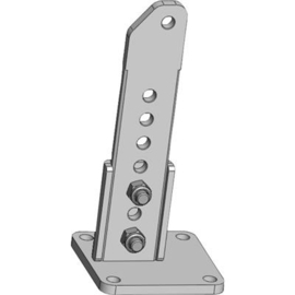 Sommer Paalbeslag verstelbaar links Twist M/200/350 Art nr. 103290  (SE)