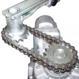 Quiko Sub, 180° kit. tandwielen en ketting voor 1 x SUB ondergrondse motor. Art.0703  (QU)