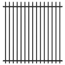 Spijlenvak Arena pro 2500 - h.o.h. 150 mm - thermisch verzinkt en gecoat RAL9005 Art. nr. VAARVV90052500 prijs per Stuk(s) excl. BTW