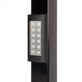 SLIMSTONE-2-9005 - Weersbestendig codeklavier met 2 interne relais, RAL9005. Art nr. COD052  (NE)