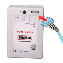 Sommer ACCU NOODVOEDING 24VDC/1,2AH Art nr. 104130  (SE)