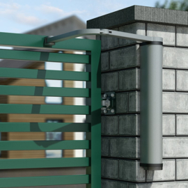 Locinox VENUS-S-9005~~Art. nr. P00017436-9005    P00017436-9005 - Gemotoriseerde poortsluiter voor draaipoorten-zwart (HO)