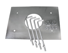 Autogard AB900 funderingsplaat voor AG900(F) Art nr. 100096  (SE)