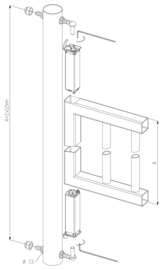 SWING40-130~~P00009387 - Veerscharnier vr tuinpoort