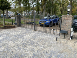 Quiko Spider met 230v 2204uni sturing ,set 2 motoren, tot 5 meter poort-vleugel, knikarm motoren voor grote penanten. tot 1 meter dik.  Geen middenstop nodig.Art.0730  (QU)