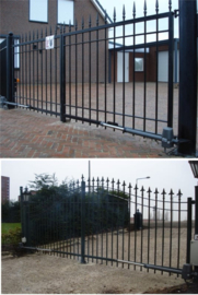 Quiko NEO 400 NEW 230v. linker motor, professional. voor poorten met vleugels van 1,5 tot 4 meter en tot 700kg.  (QU)