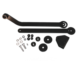 Knikarm links zwart buiten draaiend Optimus 250 Art nr. 105044  (SE)