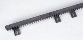 Ditec CROSSCRN Nylon tandlat MODULE 4,   1 meter in Grijs  (HO)