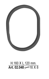 02.048~~OVALE RING 160X120MM 16X8MM