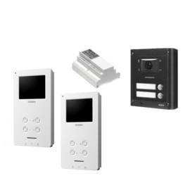 VIDEX  Videokit 2dr opbouw 4k / 6K3 2 users Art nr. VPK46321-2  (NE)