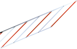 V2 slagboom Hangnet 2m voor NUUR Art nr. BAV375