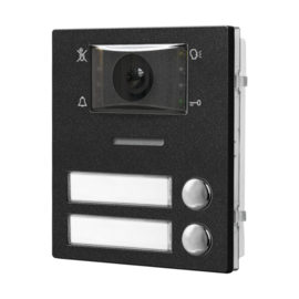 VIDEX  Camera- en audiomodule VX2300 met 2 drukknoppen Art nr. VPB3842  (NE)