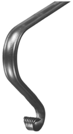 12.P1.086.02~~Partenza P.45x12 H.200x340 con Corrimano 2450mm