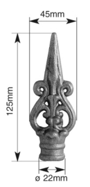 148-1~~LASB. HEKPUNT 125X45X22MM.