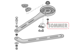 Sommer Knikarmset Twist AM Art nr. 104742  (SE)
