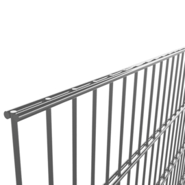 Dubbelstaafmat 6/5/6 - 800 mm - thermisch verzinkt en gecoat RAL7016 Art. nr. TD670160500800 prijs per Bundel à 30 stuks excl. BTW