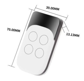 10x Kijzer k 2201-D7 copie code zender. groter formaat met led. en tot 100 meter bereik. Art. 2201.  €39,95 p/st.(QU)