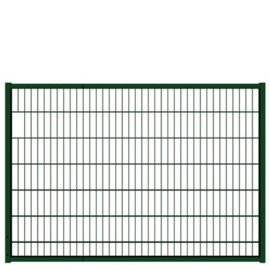 Tuinpoortvleugel 2000x1400 mm met dubbelstaafmatvulling - RAL6005 Art. nr. TPTDM6005200140 prijs per Stuk(s) excl. BTW