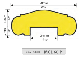 MCL60P-3M~~HANDGREEP UIT SMEEDB. BRONS