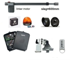 linker motor set Quiko EON 600 230v. professional. voor poorten met vleugels van 1,5 tot 6 meter en tot 1200kg.  (QU)