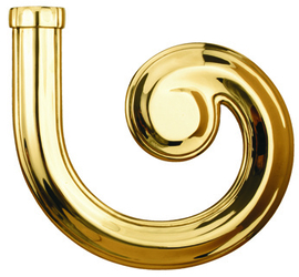 DL60R~~GEPOLIJST MESSING EINDSTUK