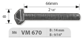 VM670~~WARM GESMEDE SIERKOPSCHROEF
