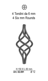 02.091~~TORS 150X60MM o 12MM