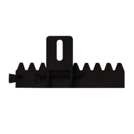 Vektor Tandlat nylon Module 4 kant tanden - zwart Art nr. F820B  (NE)