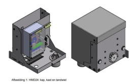 HERAS en B&G 6HERTW met 20 tanden vervanging voor kunststof tandwiel. Module 6.  (HO)