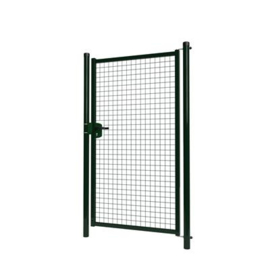 Enkele tuinpoortset met gaasvulling 1000x1800 - RAL6009 Art. nr. TPS6009100180S prijs per Set excl. BTW