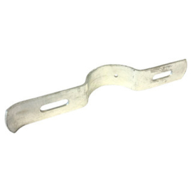 Langlip tussenbeugel Ø 60 mm met neopreen rubber - elektrolytisch verzinkt Art. nr. LLBVERZ60NEO prijs per Doos à 100 stuks excl. BTW