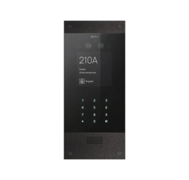 Fasttel FT800KVC | Wizard Prestige, kleurencam, codeklavier, zwart alu,280x124mm (HO)