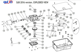 Quiko sub. Onderdelen voor de Quiko Sub ondergronds.  (QU)