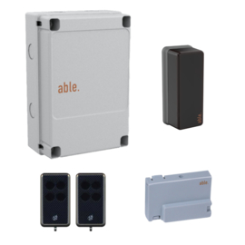 ABLE - Kit ELECTRO bestaande uit CX EVO1 / RX MR / PX L 180-24 DL / 2 x KEHO4. Art nr. ABLE-KF CX EVO1-KEHO