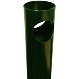 Plantsoenpaal Ø60,3x1,75x1700 mm met gat t.b.v. buis Ø42 mm - RAL6009 Art. nr. PR600960175170G prijs per Stuk(s) excl. BTW
