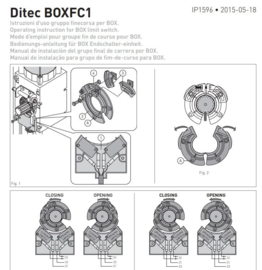 Ditec BOXFC1 Eindschakelaarset  (HO)