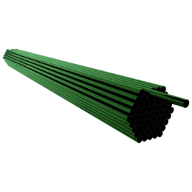 Bovenbuis Ø42x1,75x6000 mm - thermisch verzinkt en gecoat RAL6005 Art. nr. PR6005421756000   prijs per Bundel à 61 stuks excl. BTW