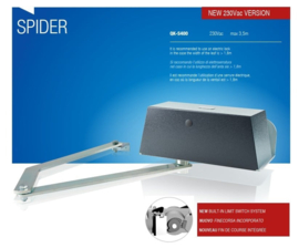 Quiko Spider met 230v 2204uni sturing ,set 2 motoren, tot 5 meter poort-vleugel, knikarm motoren voor grote penanten. tot 1 meter dik.  Geen middenstop nodig.Art.0730  (QU)