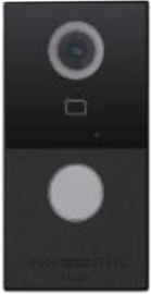 Dnake Extra 2-draads buitenpost opbouw zwart Art nr. DNK-281SD-C60  (NE)