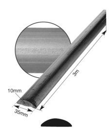 MC113-3M~~HALF-ROND 35X10MM