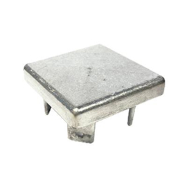 Paalkap aluminium 100x100 mm - aluminium Art. nr. PAALDOPA100100S Prijs €4.82 € 4,82 prijs per Stuk(s) excl. BTW