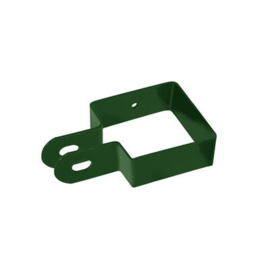 Kortlip eindbeugel 60x60 mm - elektrolytisch verzinkt en gecoat RAL6009 Art. nr. DLEB60096060 prijs per Stuk(s) excl. BTW