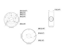 Entrya JB02 Aansluitdoos IPC binnen 102x40mm Art nr. 105397  (SE)