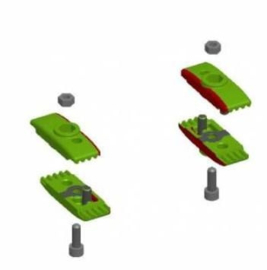 Ditec 6PWRFB eindafslag van Power, kit van 2 stuks.  (HO)