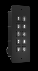 Entrya KPFB-ES4 codeklavier inbouw zwart Art nr. 105502  (SE)