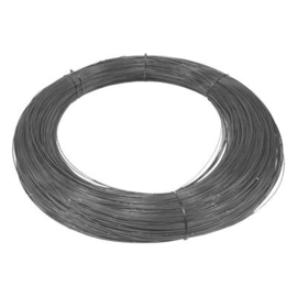 Binddraad 2,0 mm - geplastificeerd RAL7016 - rol 1900 mtr grote wikkel ca. 600 mm Art. nr. BD701614219 prijs per Rol excl. BTW