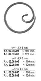 02.065.03~~SIERELEMENT H 100MM 14X6MM