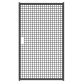 Tuinpoortvleugel 1200x2000 mm met gaasvulling - RAL7016 Art. nr. TPS7016120200 prijs per Stuk(s) excl. BTW