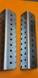 Quiko EON 600 op garagedeuren en openslaande poorten, complete set met muurbeugels en stootdoppen. Art. 0650.  (QU)