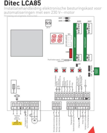 ombouwset voor ditec cross 18, van magneet-schakelaars naar interne loop-klok. 0Y14GF en 6CSAFR  (HO)